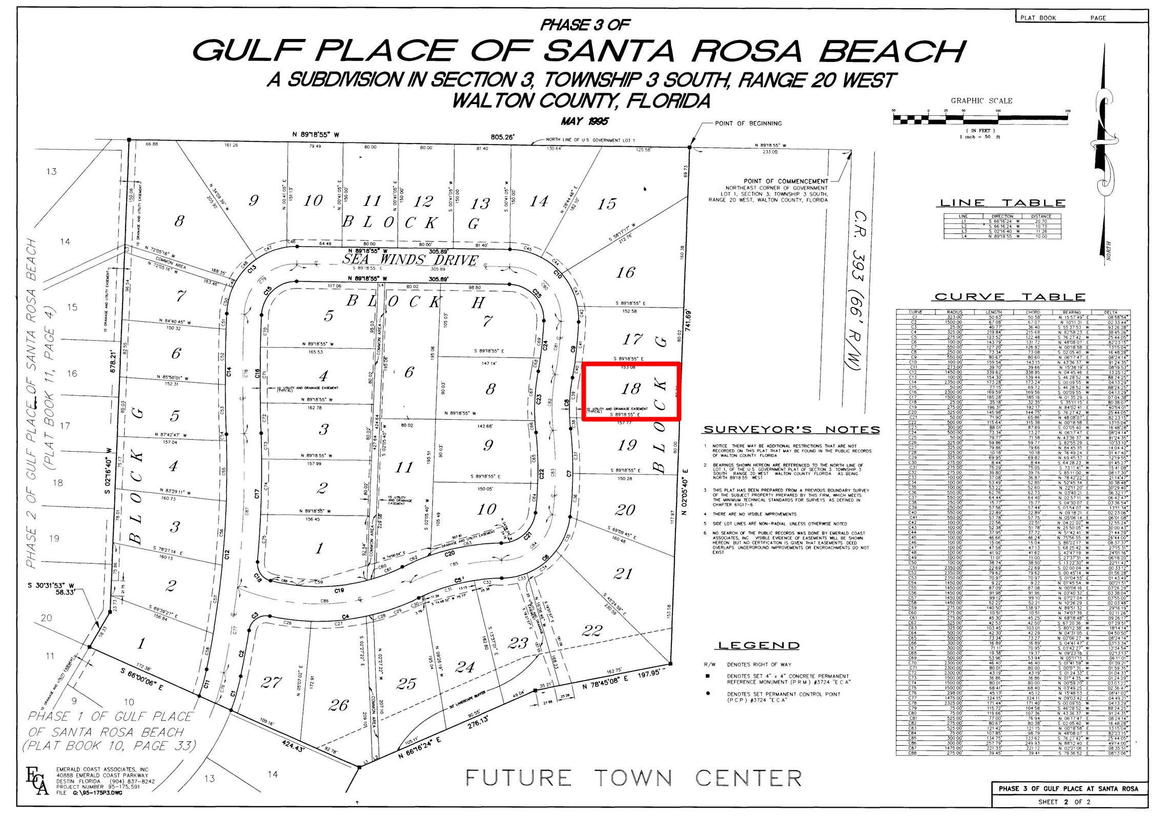 G-18 Sea Winds Drive Santa Rosa Beach, FL 32459 - Photo 13 of 22 platmap