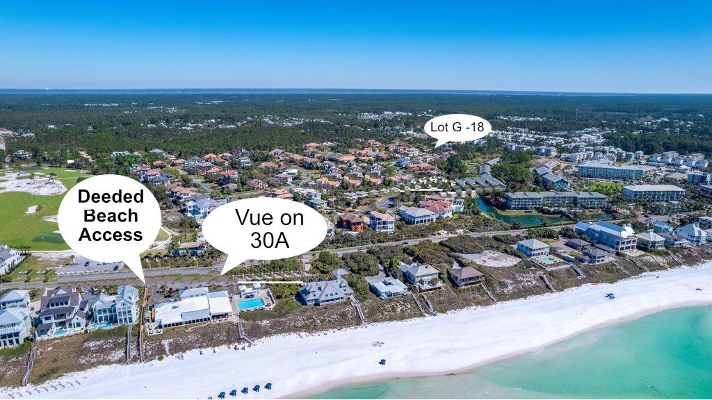 G-18 Sea Winds Drive Santa Rosa Beach, FL 32459 - Photo 3 of 22 aerial view from beach