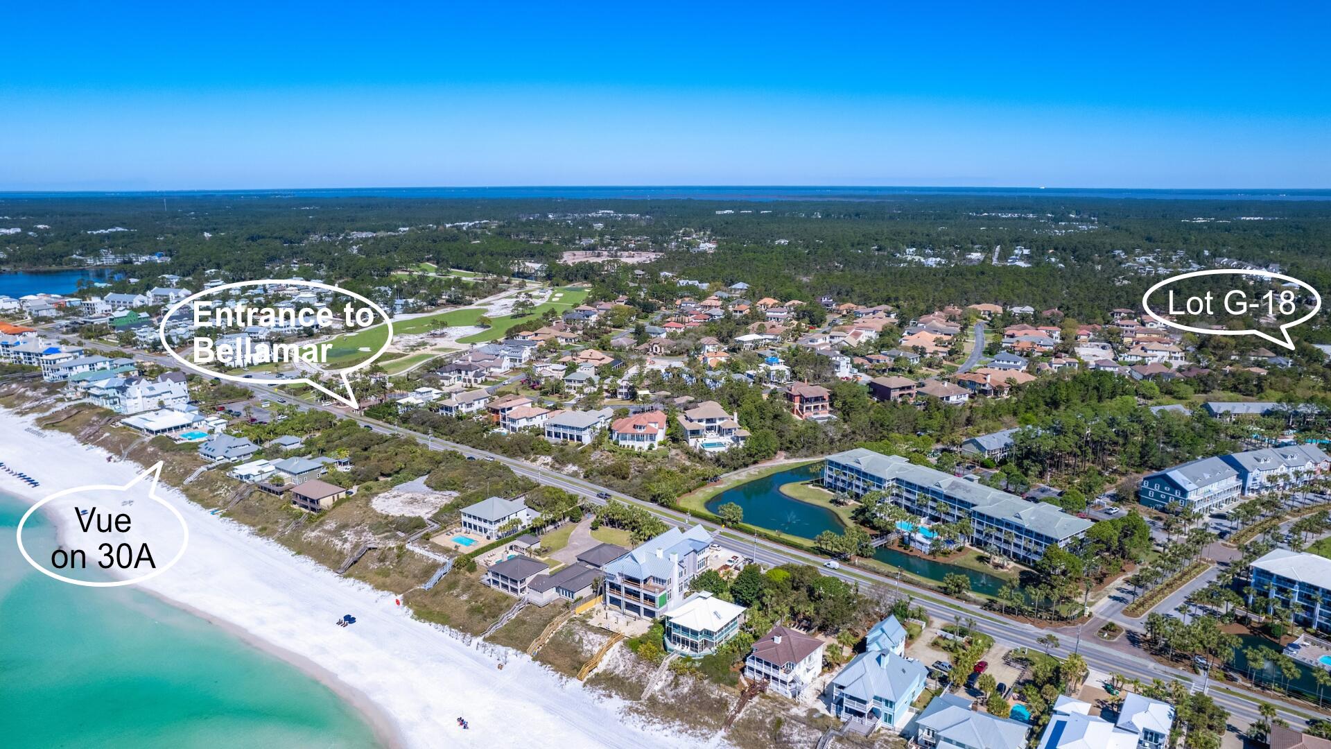 G-18 Sea Winds Drive Santa Rosa Beach, FL 32459 - Photo 6 of 22 view from drone bellamar