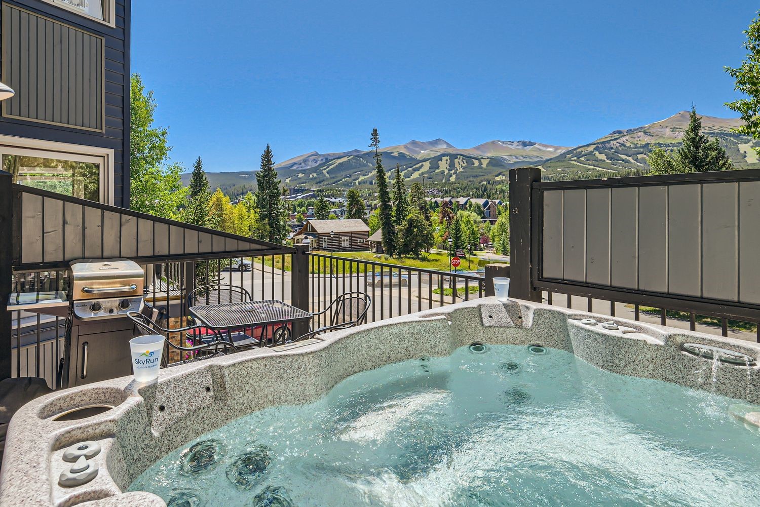 200 North Ridge Street, Unit R A Breckenridge, CO 80424 - Photo 36 of 38 a view of a backyard with a tub