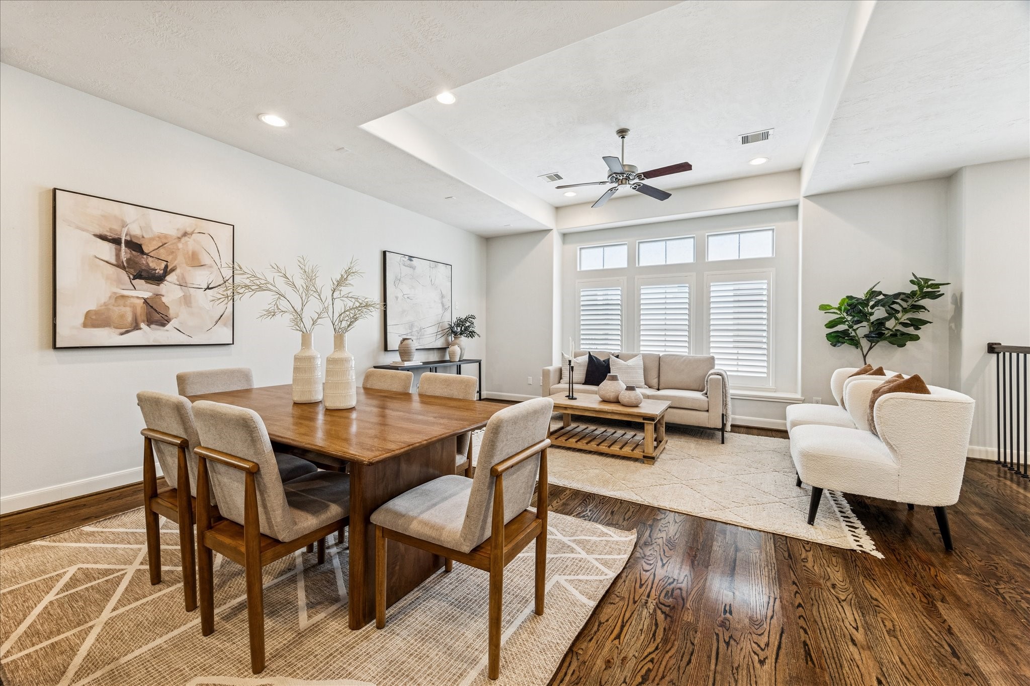 1216 Sampson Street Houston, TX 77003 - Photo 22 of 36 a living room with furniture and wooden floor
