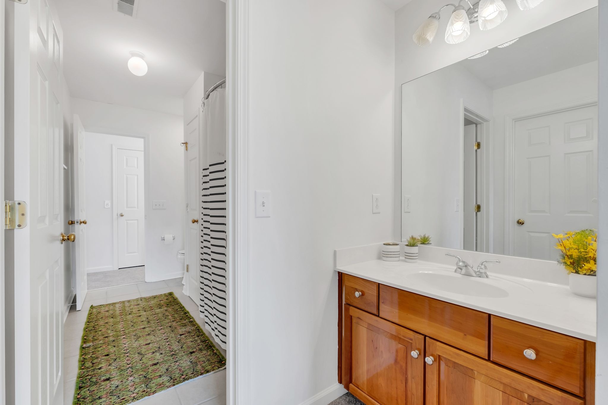 378 Logans Circle Franklin, TN 37067 - Photo 31 of 49 a bathroom with a sink and a mirror