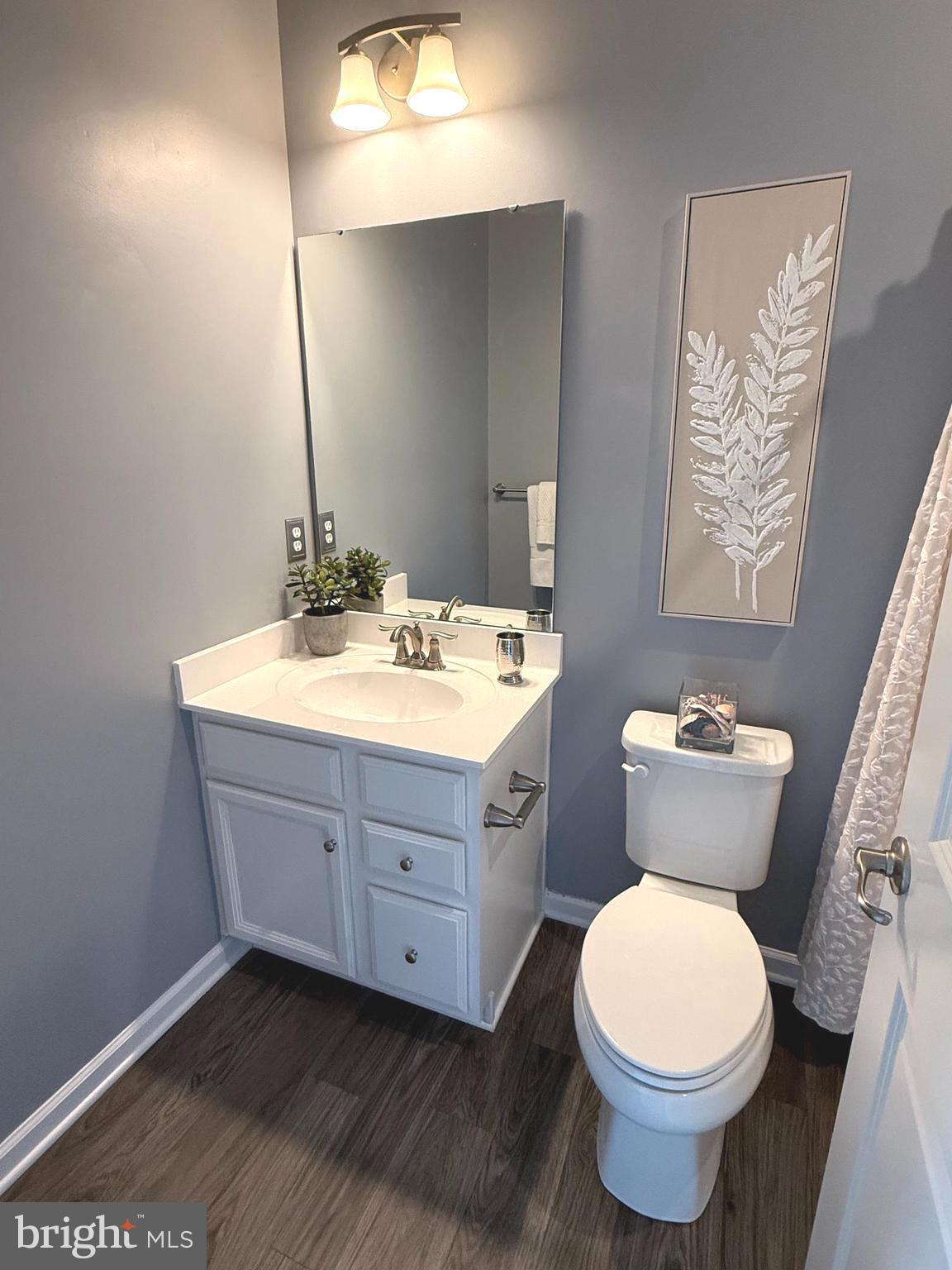 3111 Potters Hill Road Hanover, MD 21076 - Photo 22 of 40 a bathroom with a sink mirror vanity and toilet