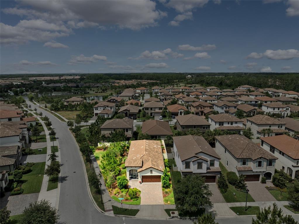3877 Burdick Loop Odessa, FL 33556 - Photo 44 of 64 an aerial view of residential houses with outdoor space