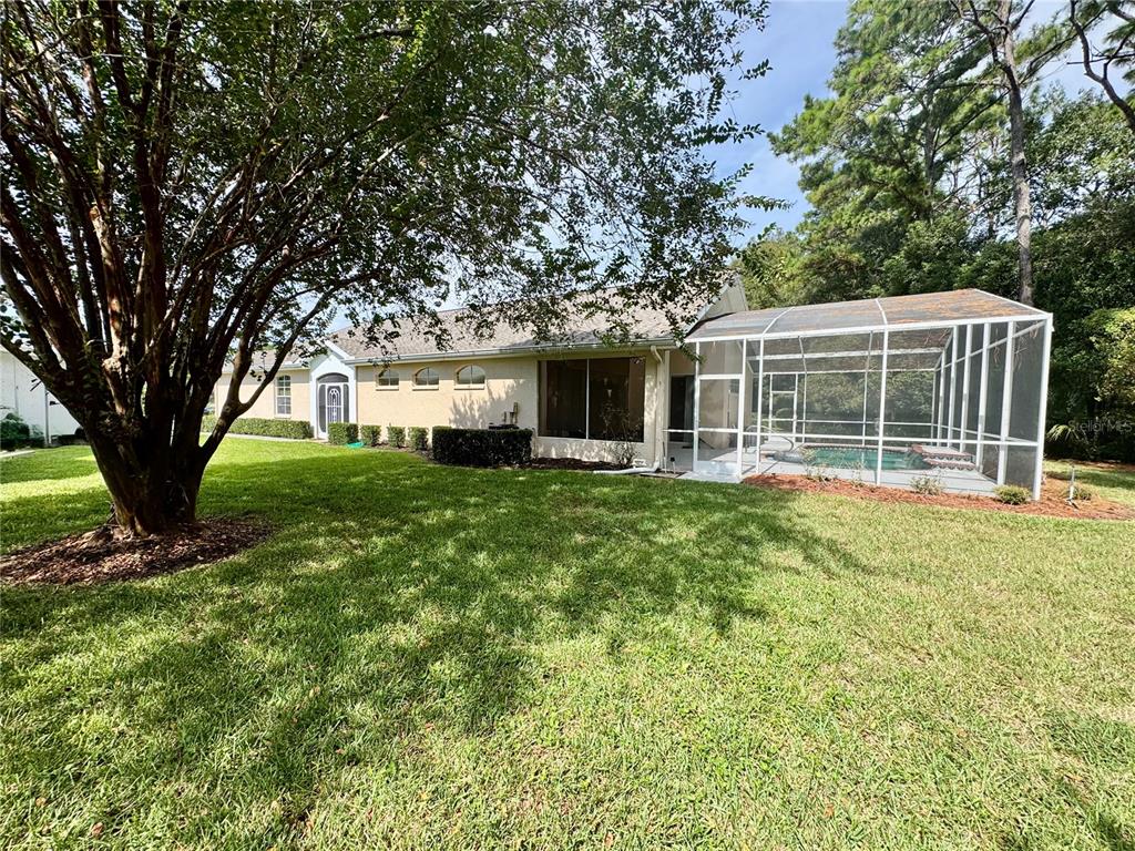 5688 Legend Hills Lane Spring Hill, FL 34609 - Photo 48 of 74 a view of a house with backyard and a tree