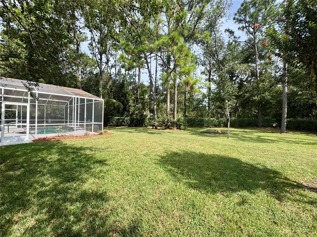 5688 Legend Hills Lane Spring Hill, FL 34609 - Photo 50 of 74 a view of a house with a backyard