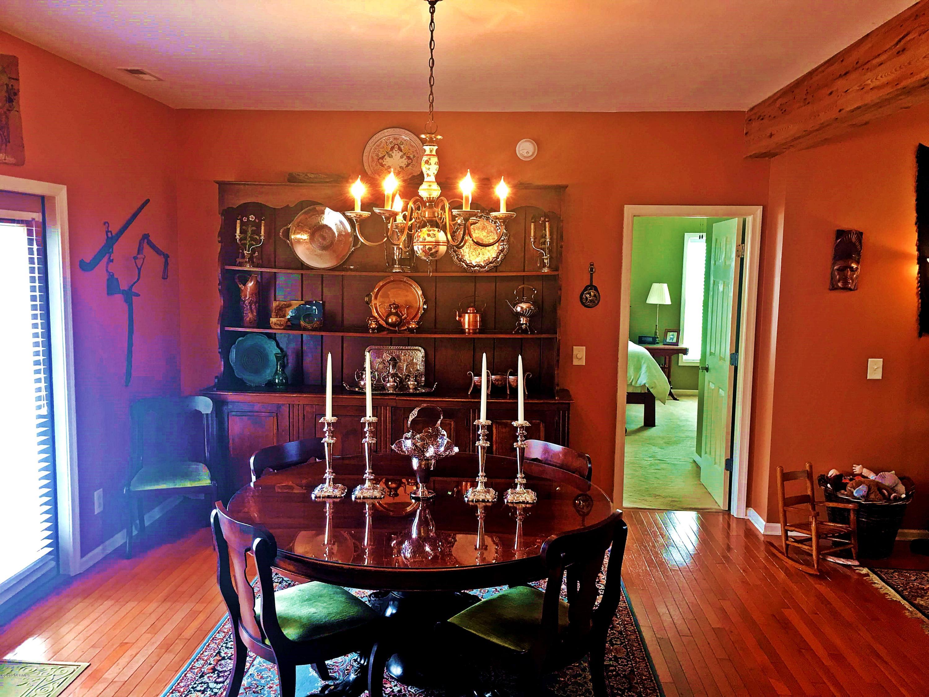 1210 Cool Spring Road Ernul, NC 28527 - Photo 10 of 82 Dining Area with French Doors to Deck
