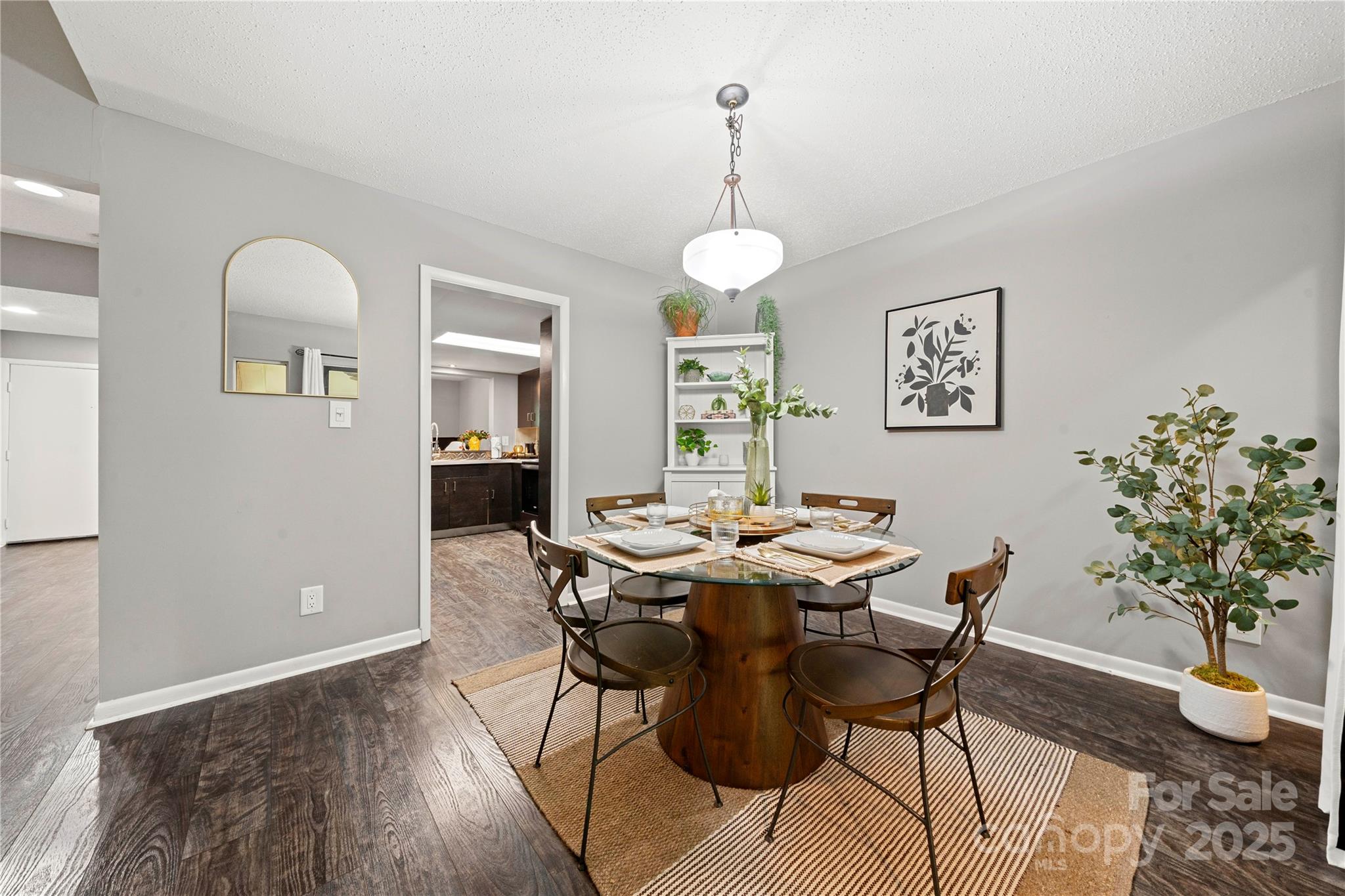 181 Riverview Terrace Clover, SC 29710 - Photo 22 of 43 a view of a dining room with furniture window and wooden floor
