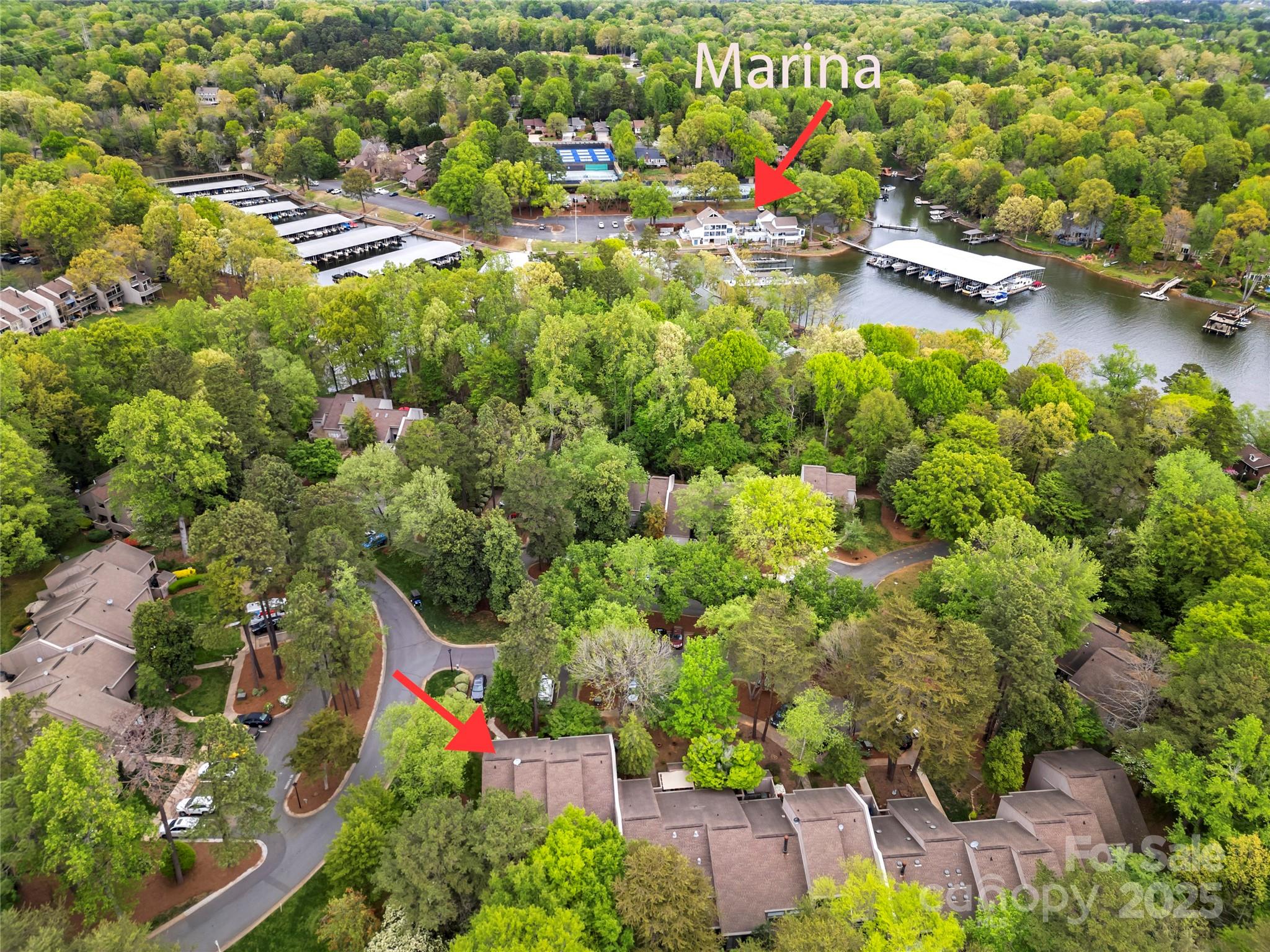181 Riverview Terrace Clover, SC 29710 - Photo 37 of 43 an aerial view of a houses with yard