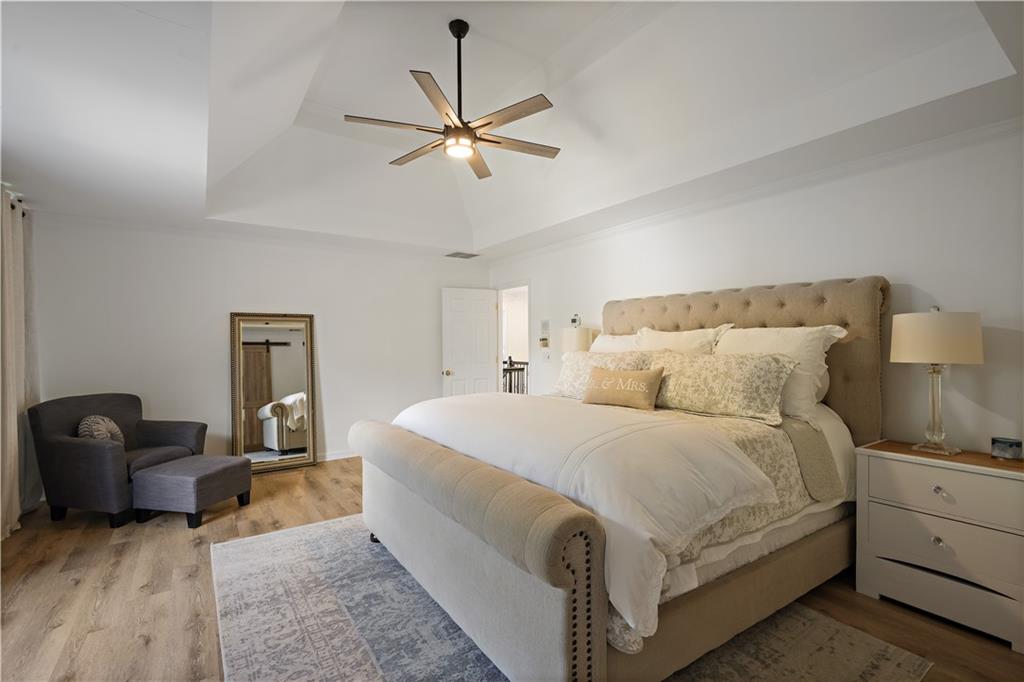 3038 Fairhaven Ridge Northwest Kennesaw, GA 30144 - Photo 17 of 55 a bedroom with a bed and window