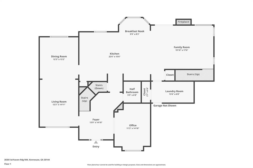 3038 Fairhaven Ridge Northwest Kennesaw, GA 30144 - Photo 40 of 55 a picture of floor plan