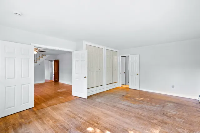 a view of an empty room