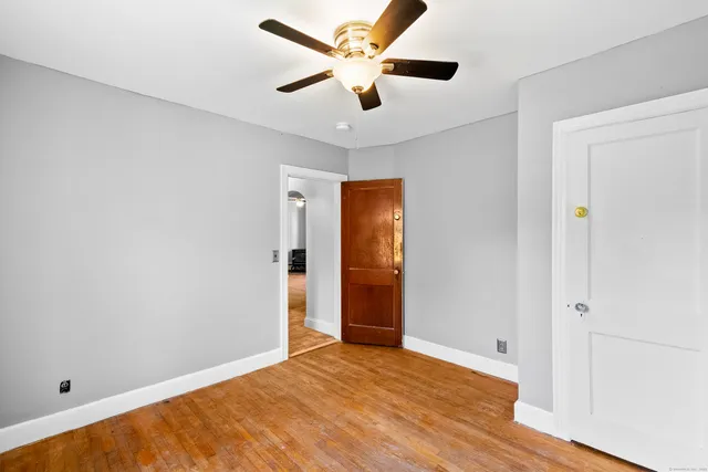 wooden floor in an empty room