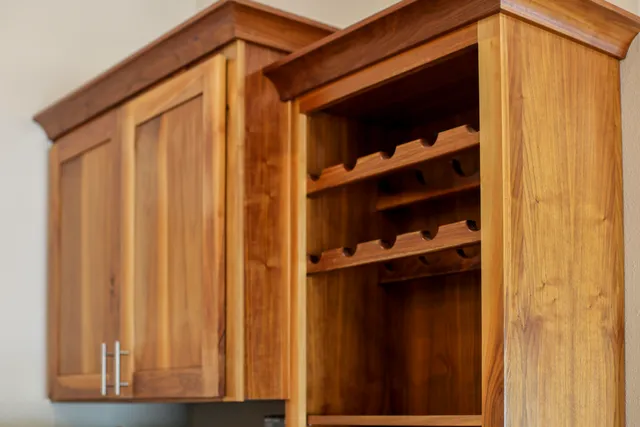 a close view of sink