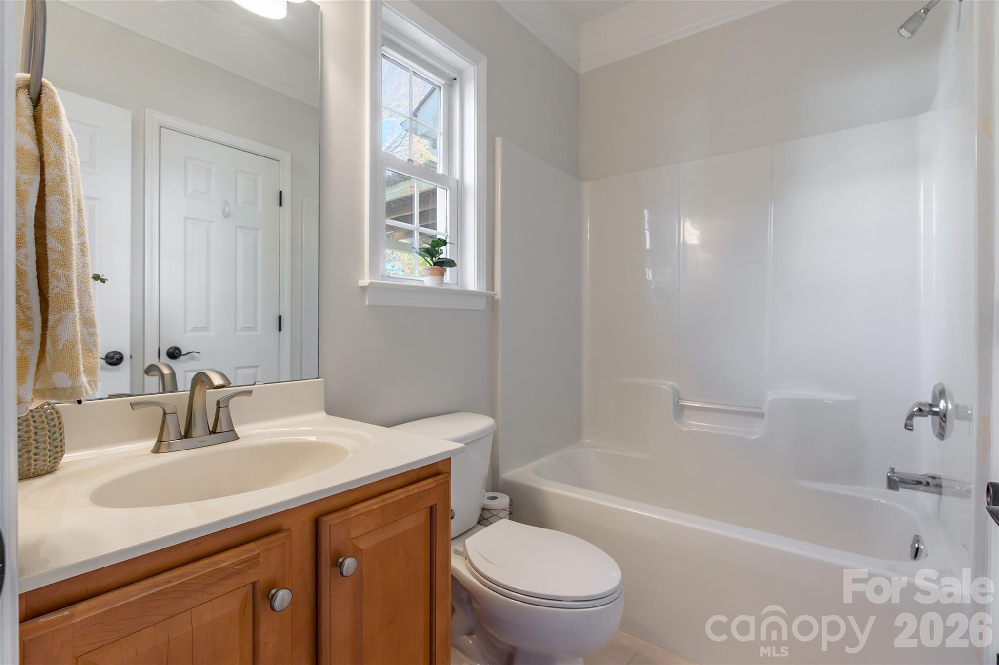 16800 Hampton Trace Road Huntersville, NC 28078 - Photo 19 of 48 a bathroom with a sink a toilet and shower