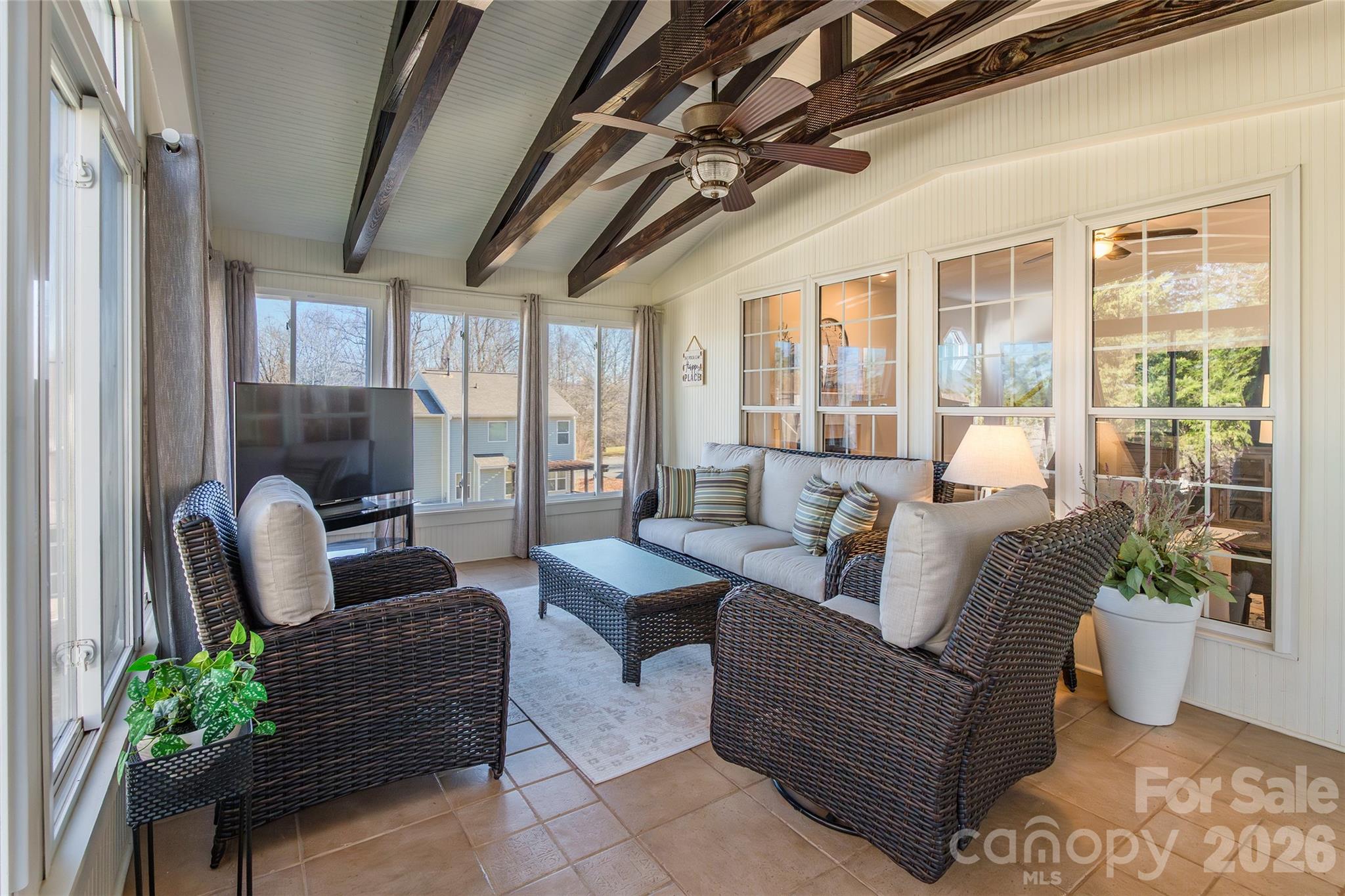 16800 Hampton Trace Road Huntersville, NC 28078 - Photo 39 of 48 a living room with furniture and a large window