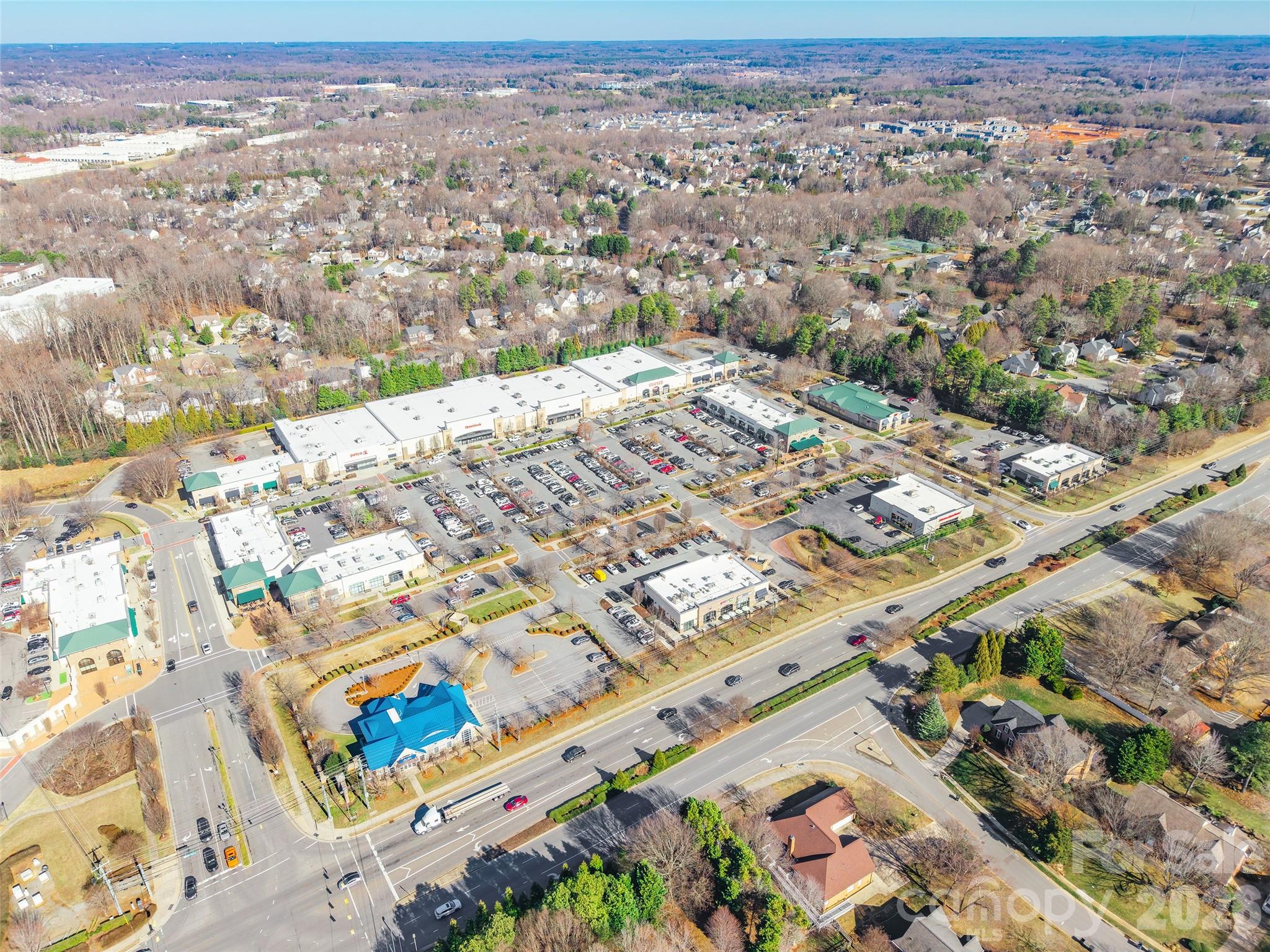 16800 Hampton Trace Road Huntersville, NC 28078 - Photo 47 of 48 an aerial view of residential houses with outdoor space
