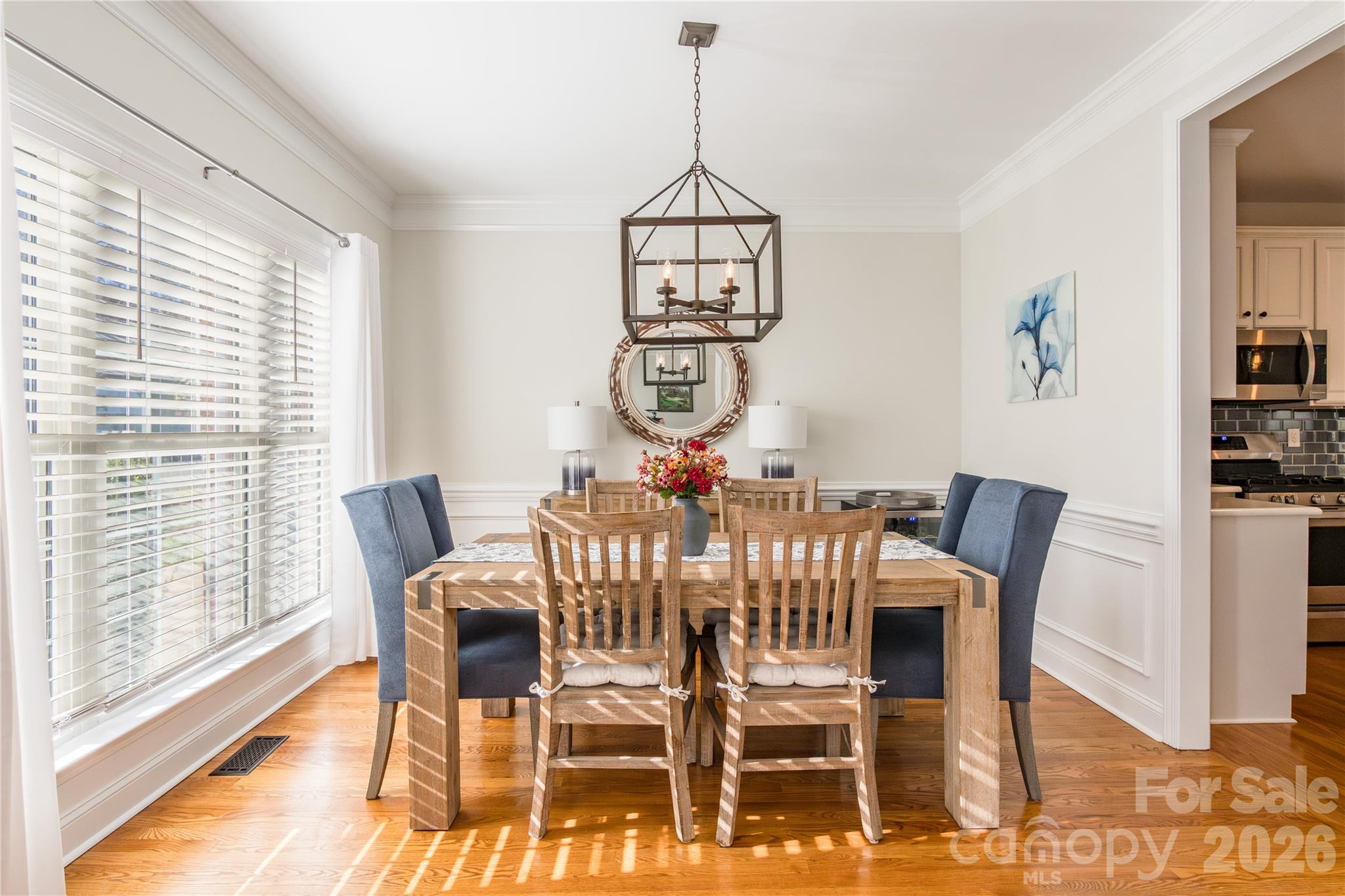 16800 Hampton Trace Road Huntersville, NC 28078 - Photo 10 of 48 a view of a dining room with furniture window and outside view