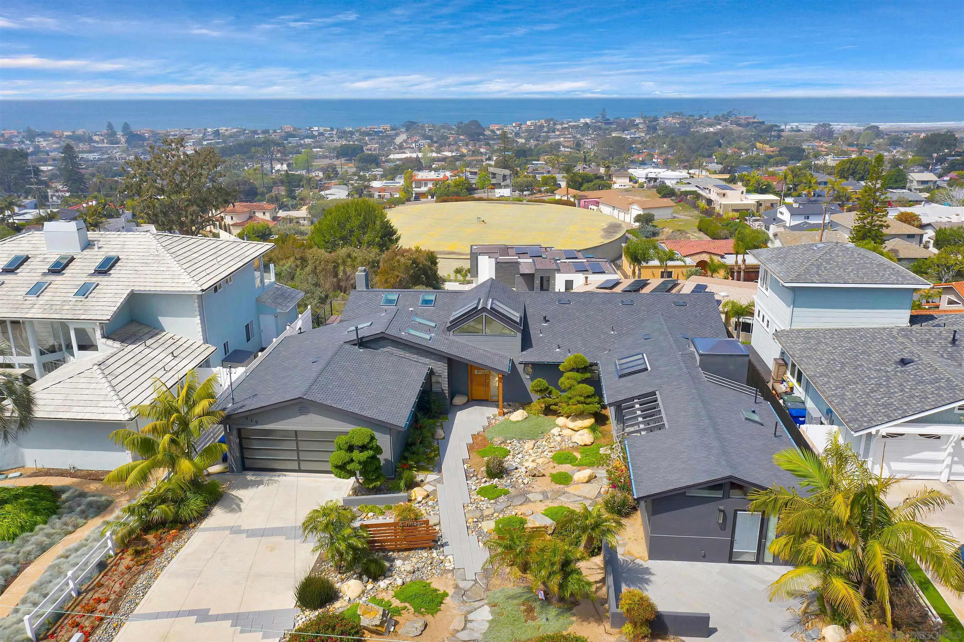 415 Marview Drive Solana Beach, CA 92075 - Photo 50 of 53 an aerial view of residential houses with outdoor space