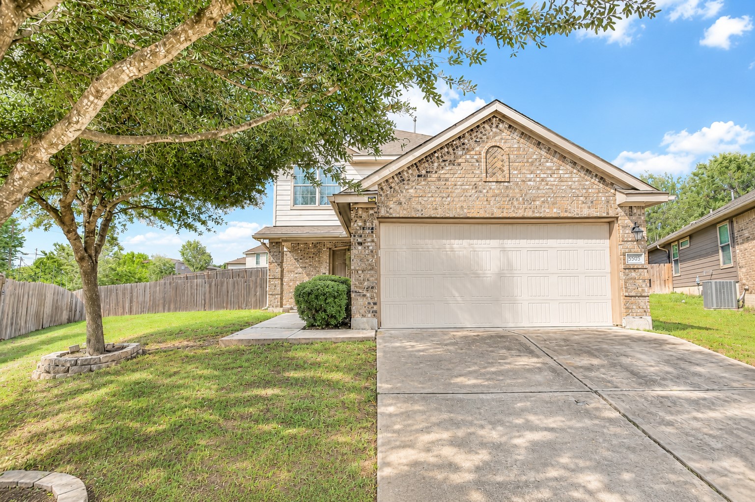 5508 Emma Thompson Way Austin, TX 78747 - Photo 1 of 34 Beautifully maintained South Austin home on a desirable half cul-de-sac featuring an expansive backyard with endless potential for your ideal outdoor retreat — all just 15 minutes from downtown.
