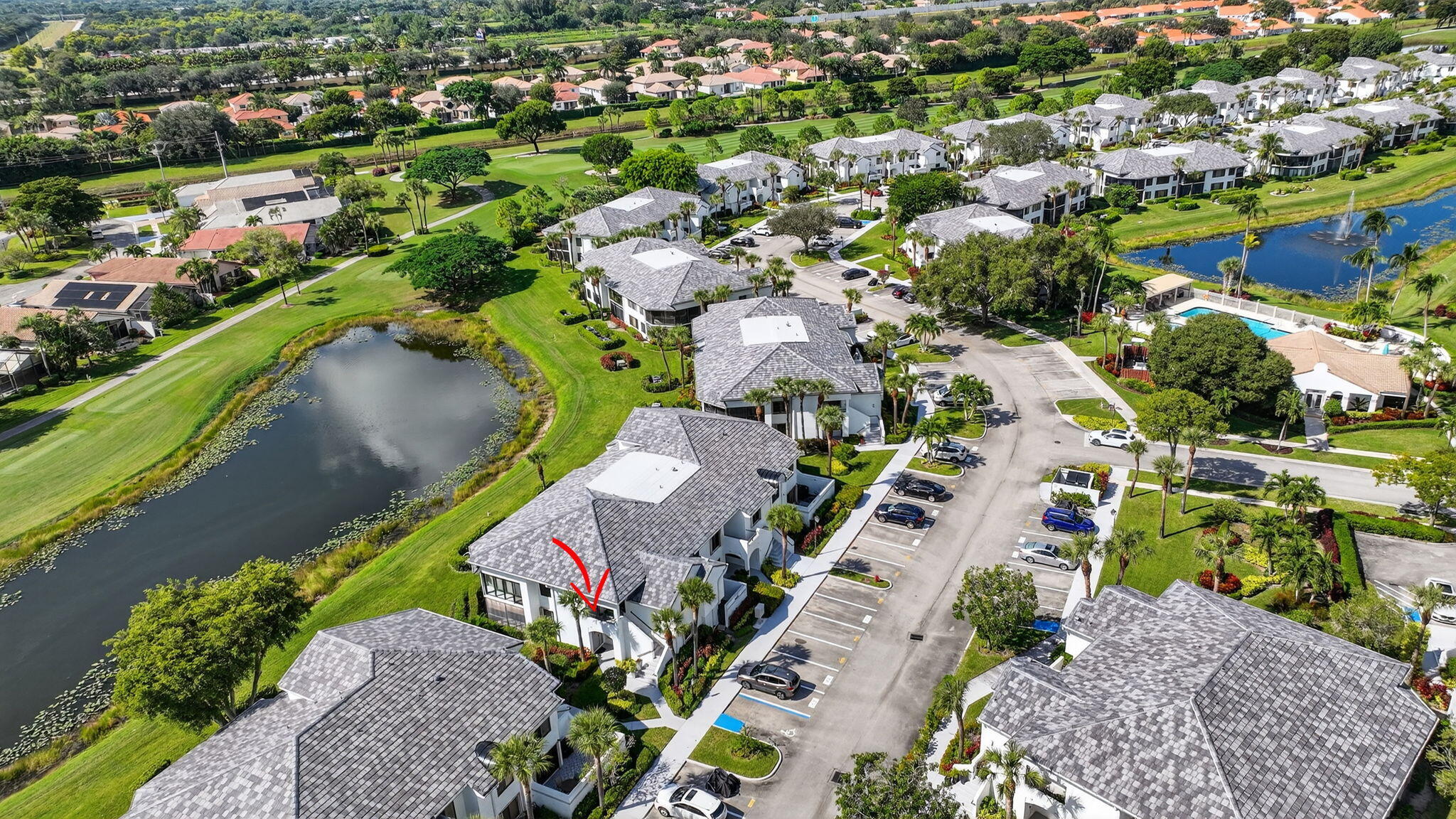 15846 Loch Maree Lane, Unit 2904 Delray Beach, FL 33446 - Photo 45 of 60 an aerial view of a city