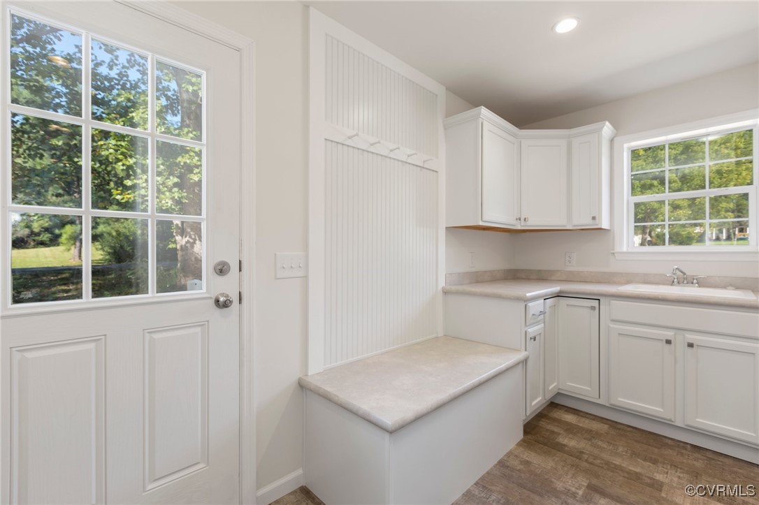 64 Pine Road Louisa, VA 23093 - Photo 24 of 45 a kitchen with a white cabinets and window