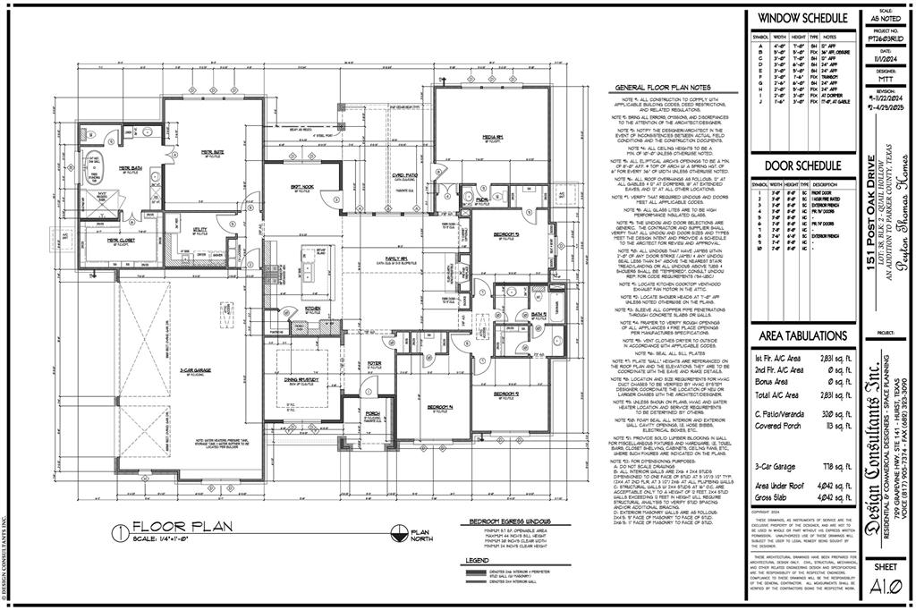 151 Post Oak Drive Springtown, TX 76082 - Photo 3 of 5 a black and white photo of a room