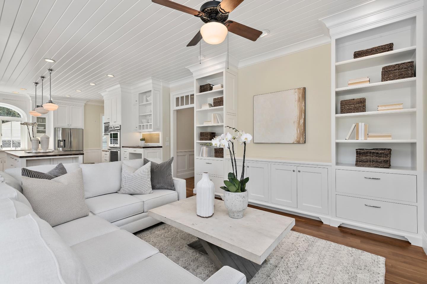 161 Primrose Way Palo Alto, CA 94303 - Photo 11 of 28 a living room with furniture a rug and white walls
