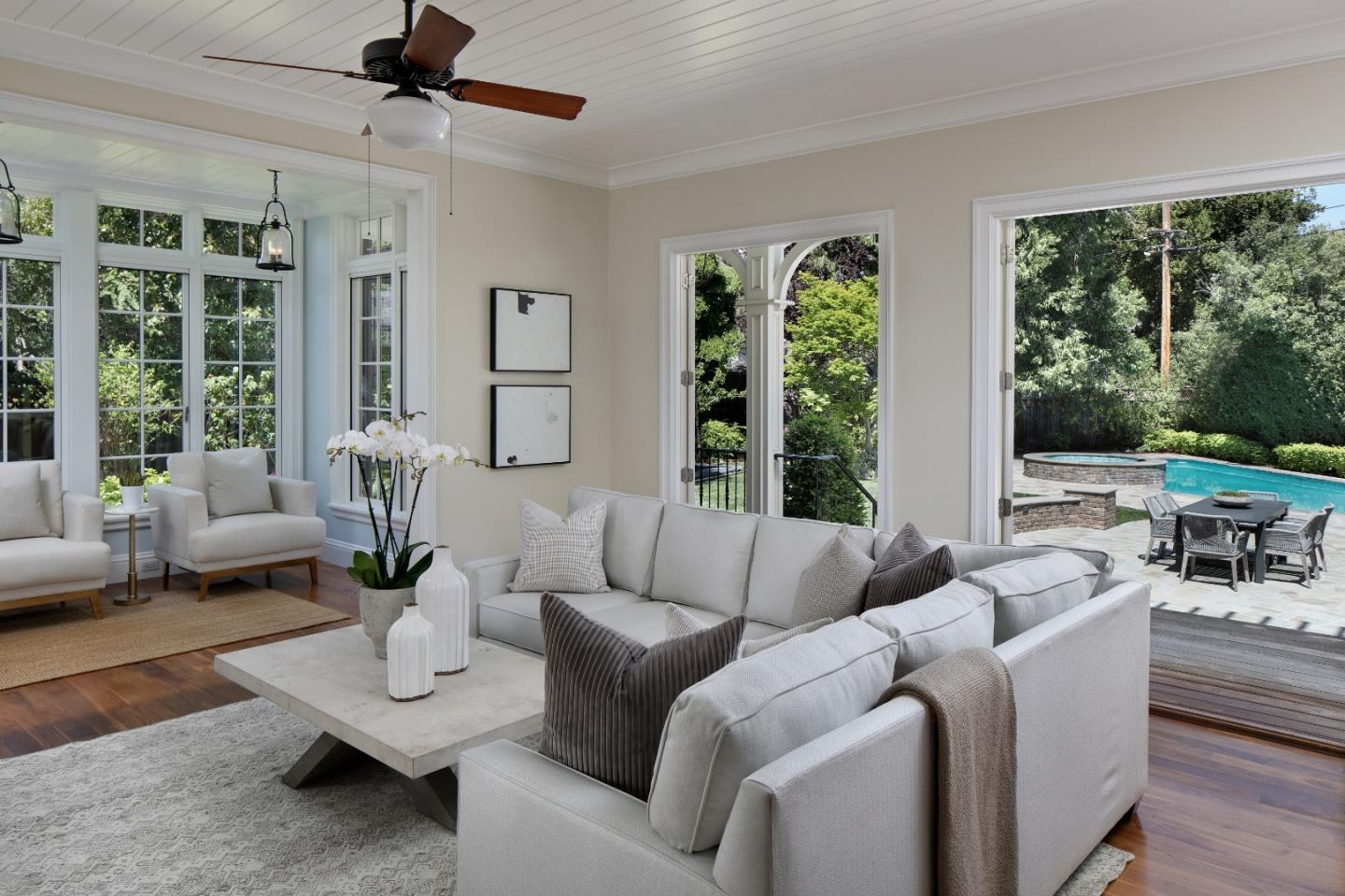 161 Primrose Way Palo Alto, CA 94303 - Photo 9 of 28 a living room with furniture and a large window