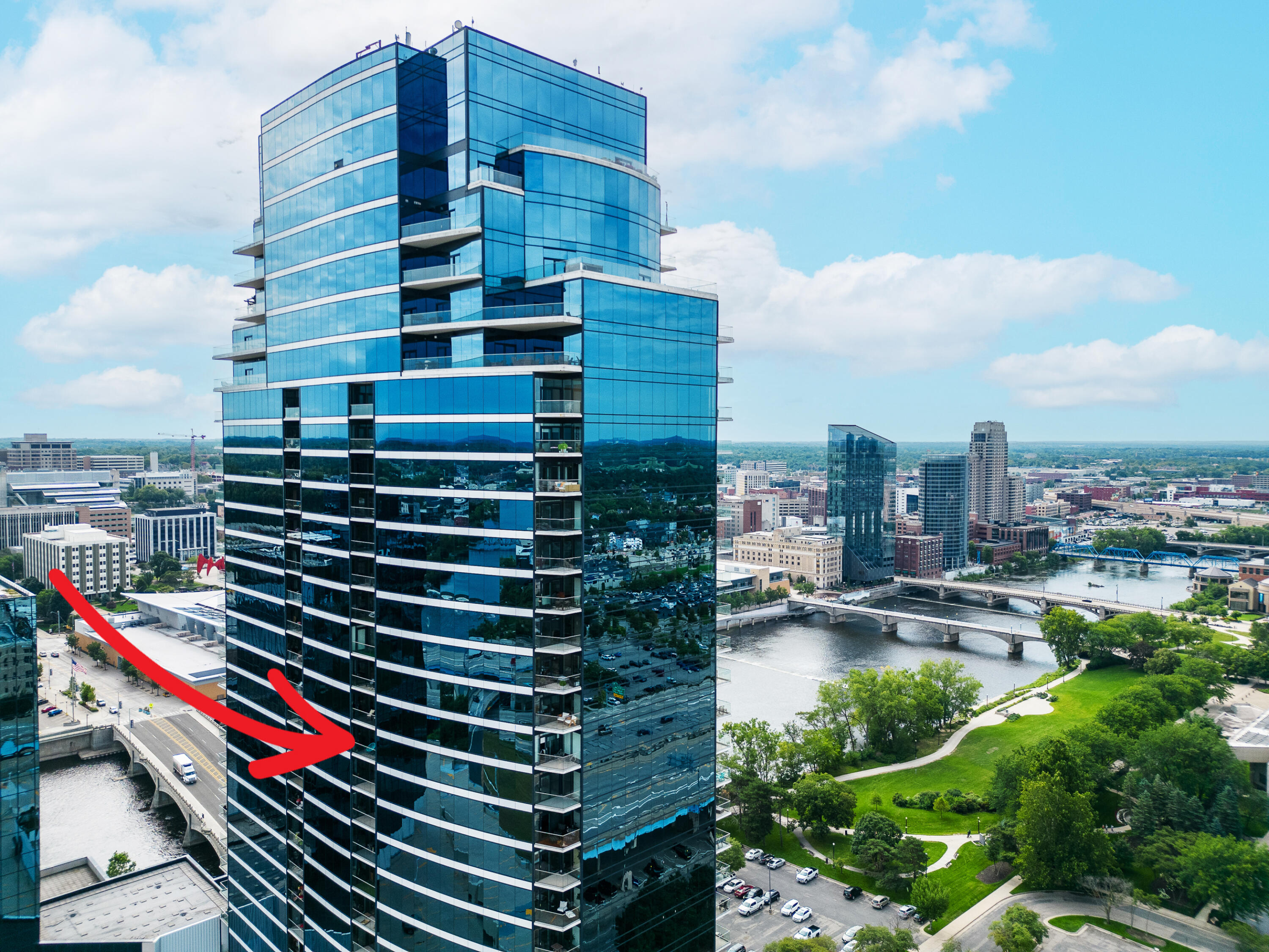 335 Bridge Street Northwest, Unit 1705 Grand Rapids, MI 49504 - Photo 2 of 29 DJI_0899-ARROW