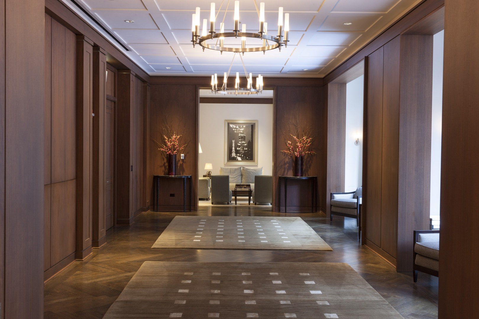 159 East Walton Place, Unit 7G Chicago, IL 60611 - Photo 37 of 37 a view of a lobby with a table and chairs