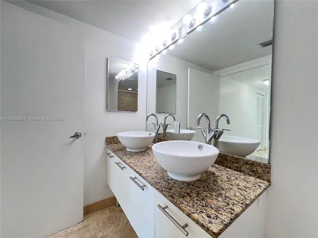 a front view of a building with glass windows