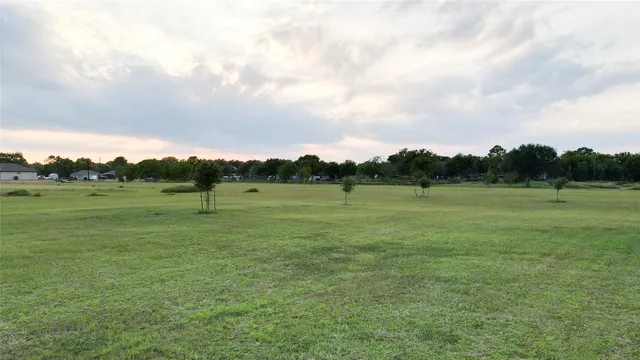 a view of a grassy field