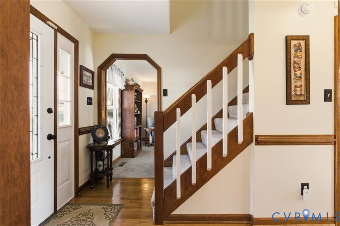 2604 Brookforest Terrace Midlothian, VA 23112 - Photo 24 of 49 a view of an entryway with wooden floor