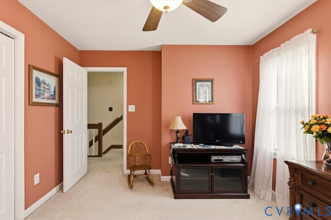 2604 Brookforest Terrace Midlothian, VA 23112 - Photo 33 of 49 a view of workspace with furniture and flat screen tv