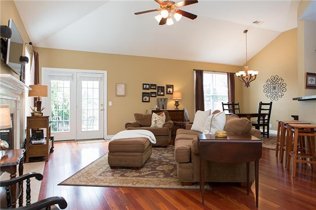 3110 Vera Valley Road Franklin, TN 37064 - Photo 17 of 17 Fantastic Floorplan With A Spacious Great Room Featuring Hardwood Floors and a Fireplace.