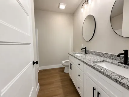 a close up of a bathtub in a bathroom