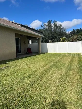 a view of a house with a outdoor space