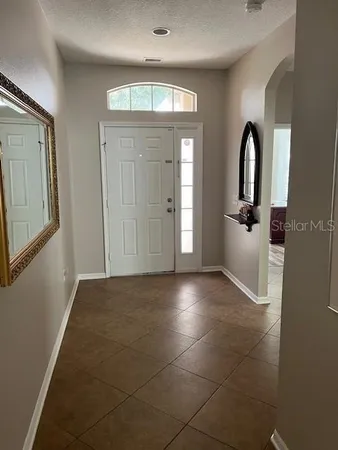 a view of a livingroom with a pathway