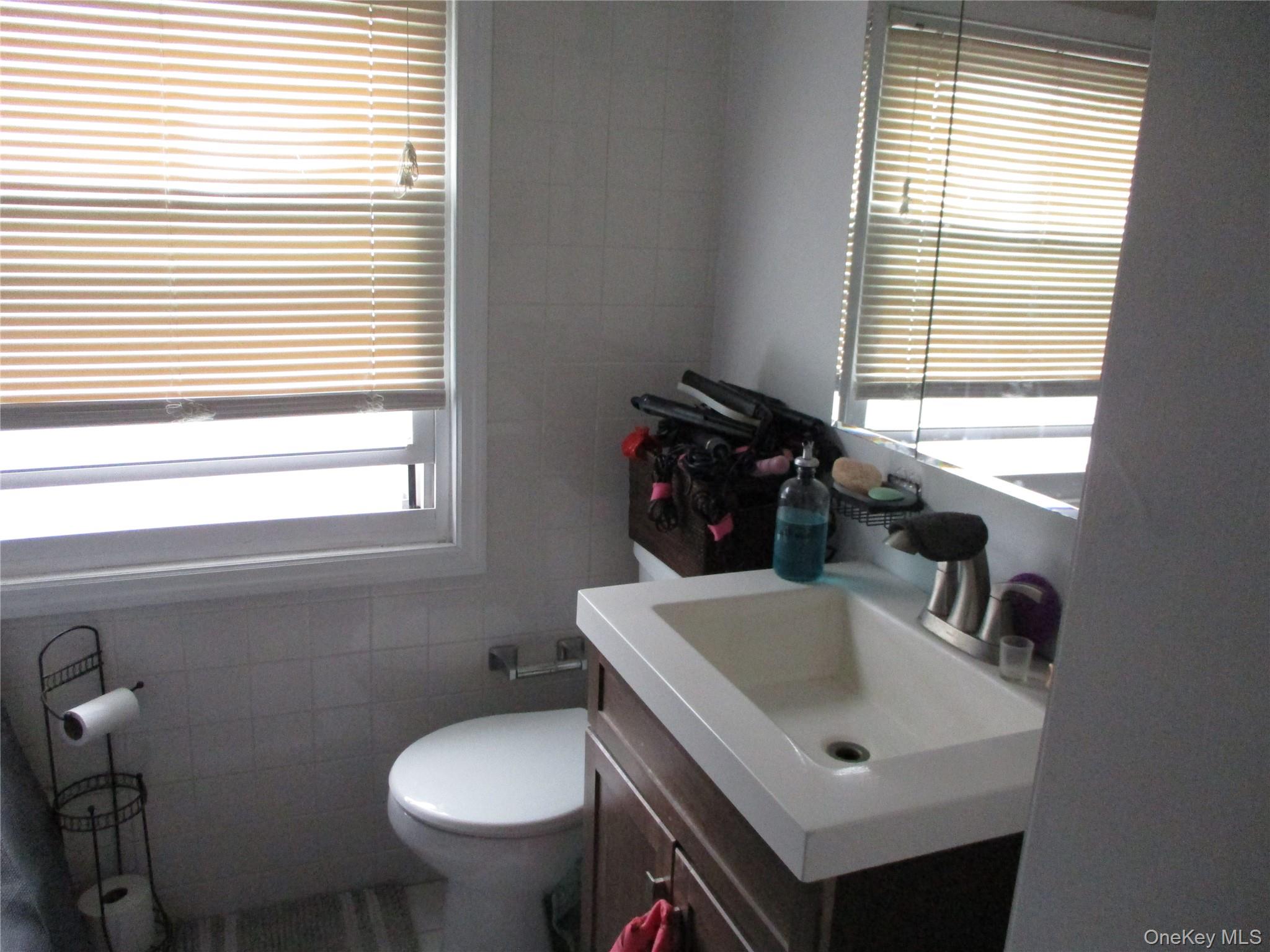 19 Acorn Road East Rockaway, NY 11518 - Photo 8 of 16 a bathroom with a sink and a toilet