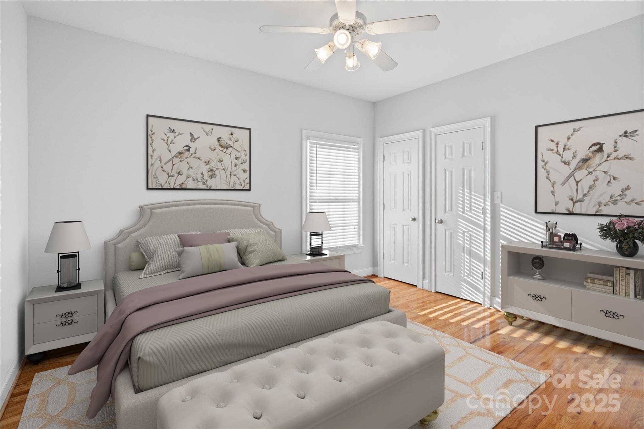 3310 Millstone Creek Road Lancaster, SC 29720 - Photo 27 of 45 a bedroom with a large bed and a chandelier