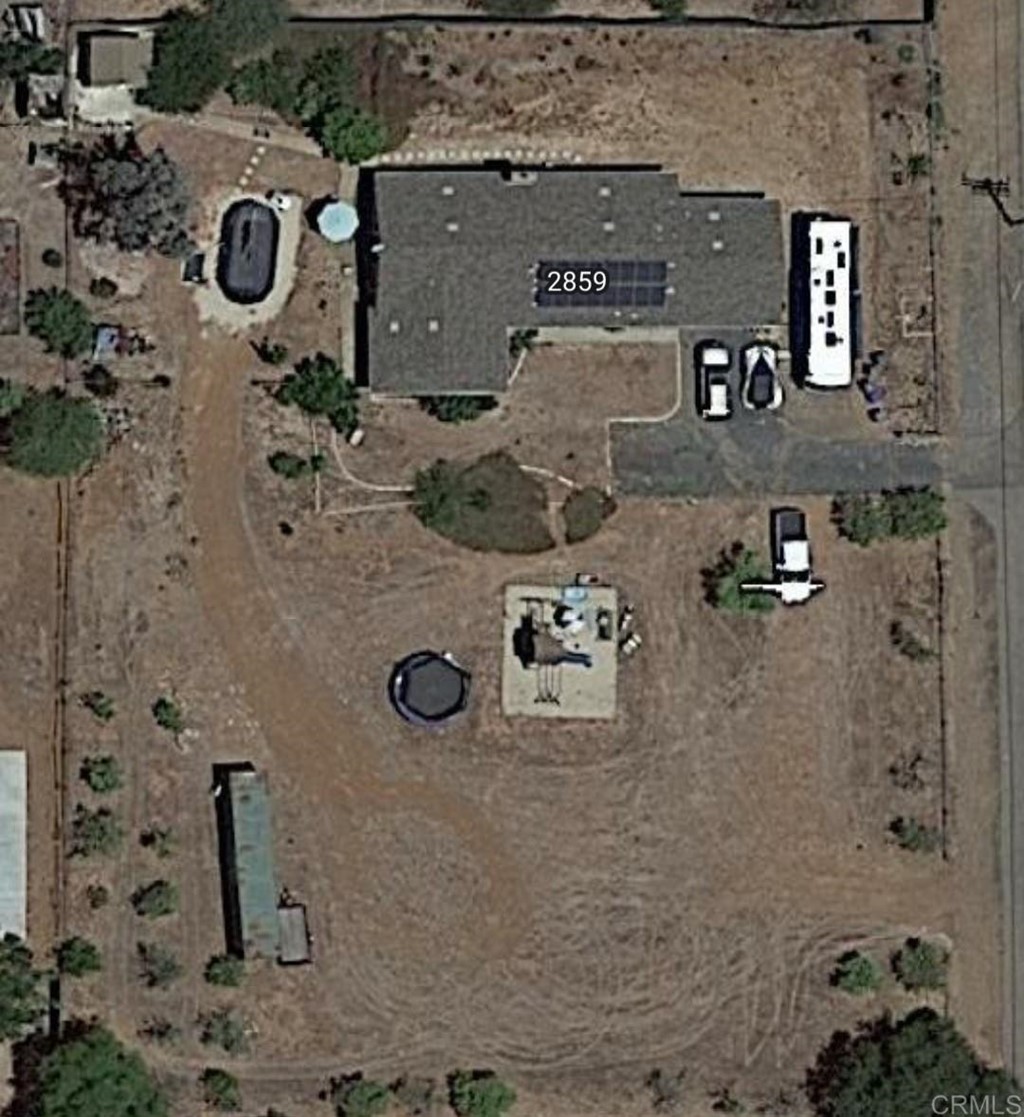 an aerial view of a fireplace