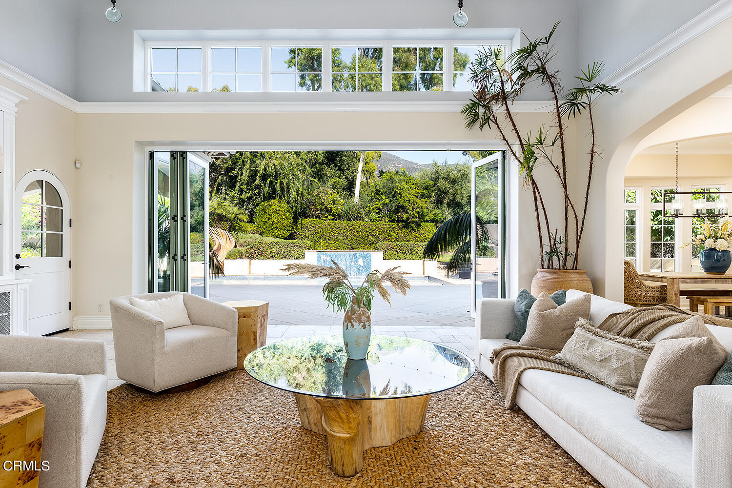 1610 Kinneloa Mesa Road Pasadena, CA 91107 - Photo 12 of 72 a living room with furniture and a large window