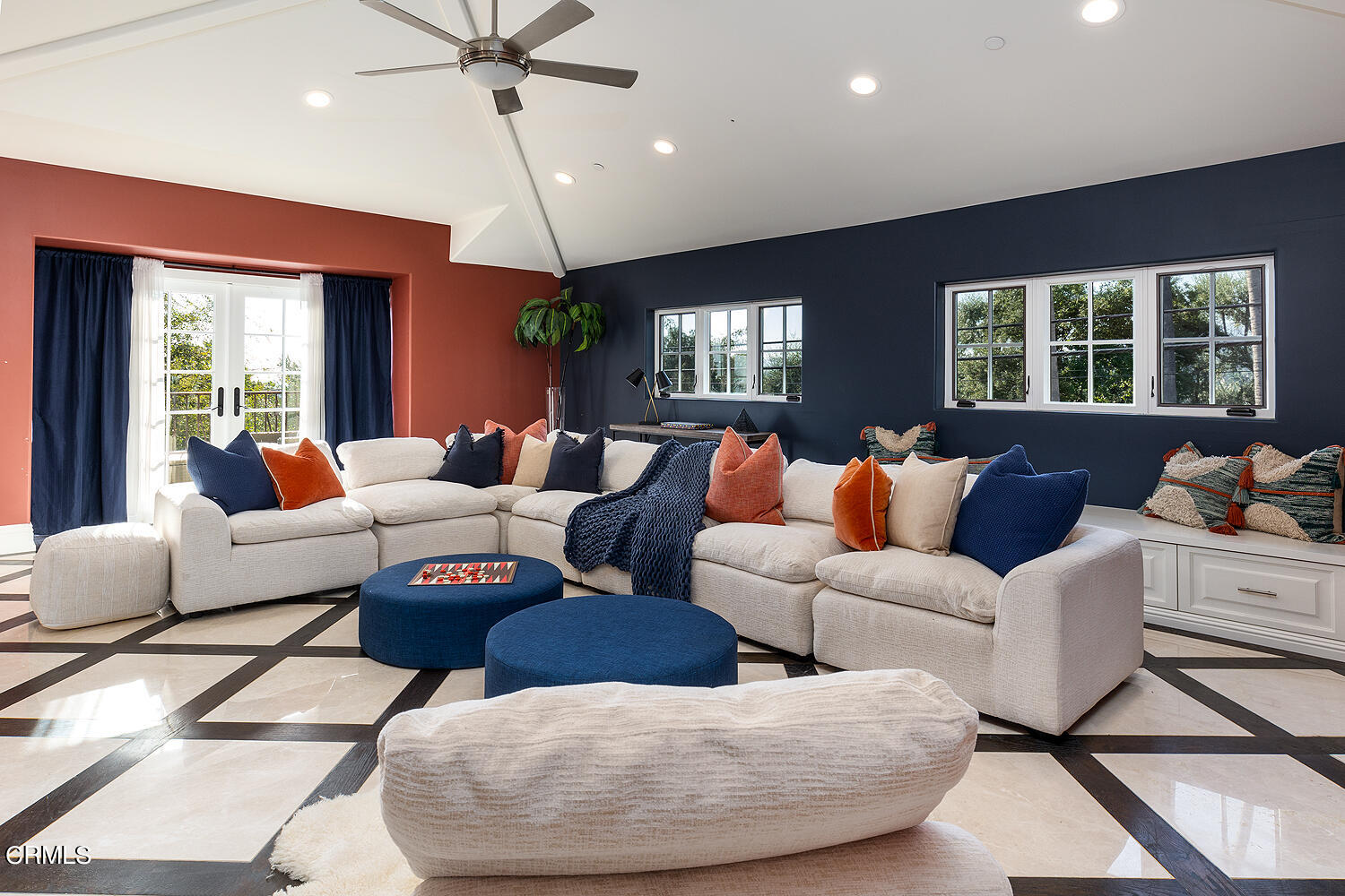 1610 Kinneloa Mesa Road Pasadena, CA 91107 - Photo 49 of 72 a living room with furniture and a large window