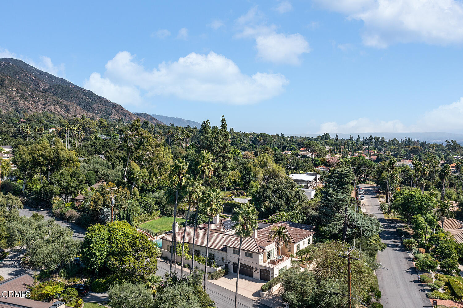 1610 Kinneloa Mesa Road Pasadena, CA 91107 - Photo 69 of 72 an aerial view of a city with lots of residential buildings