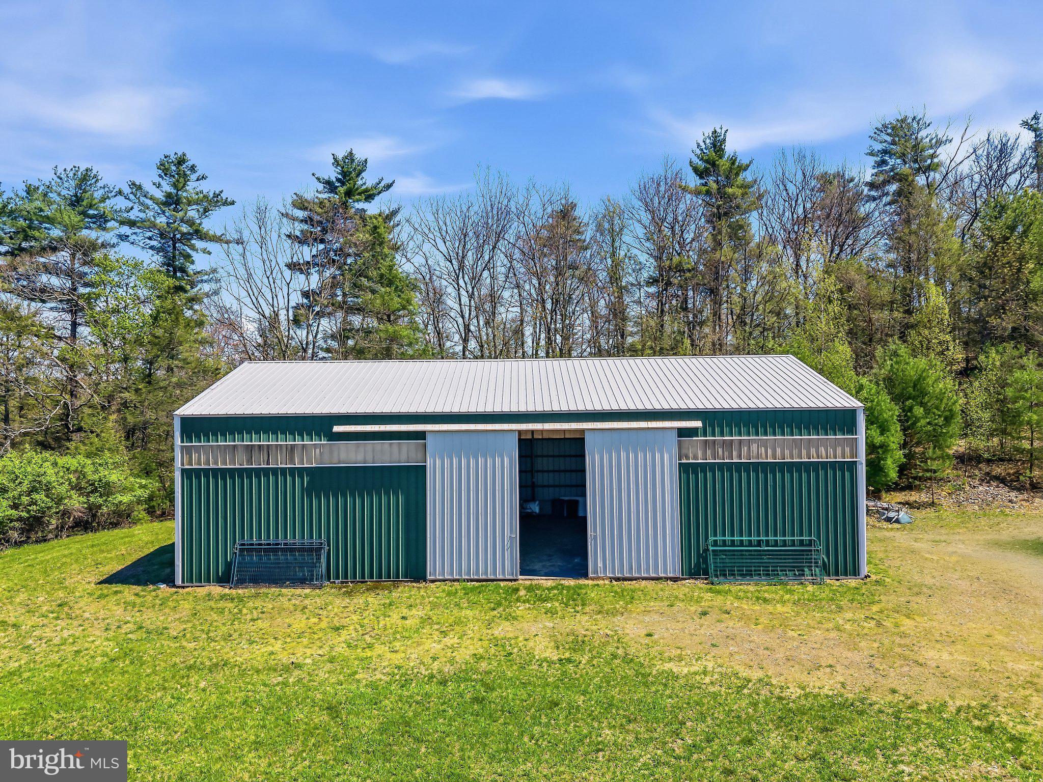 216 Merwinsburg Road Effort, PA 18330 - Photo 11 of 75 Spacious barn nestled in nature's embrace.