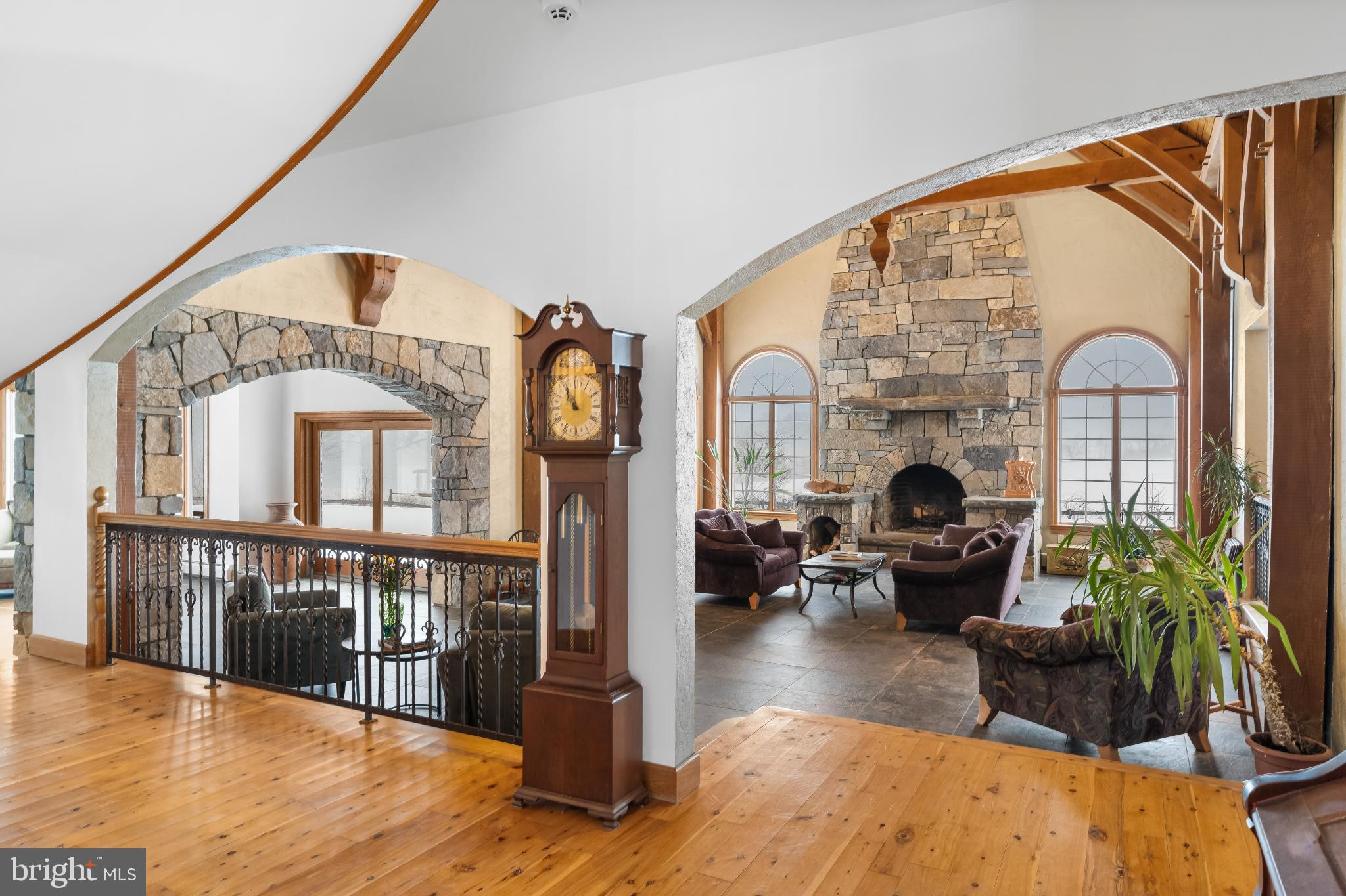 216 Merwinsburg Road Effort, PA 18330 - Photo 22 of 75 Elegant archways frame a cozy retreat.