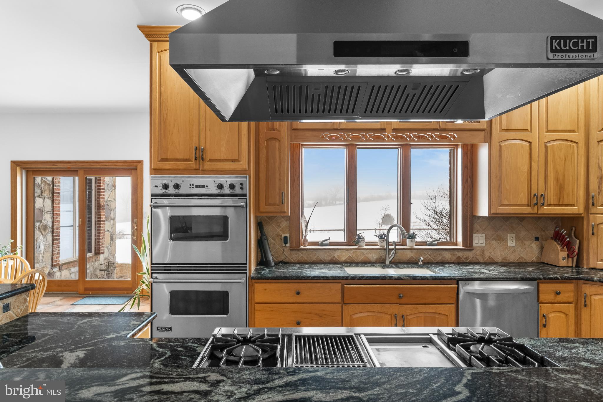 216 Merwinsburg Road Effort, PA 18330 - Photo 24 of 75 Modern kitchen with scenic views.