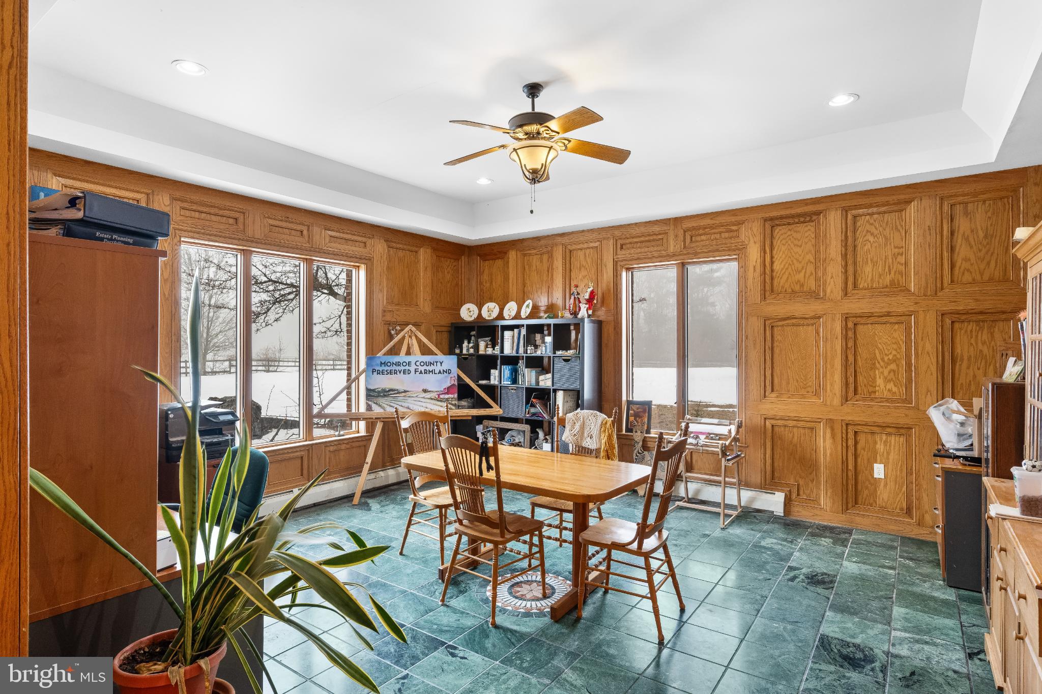 216 Merwinsburg Road Effort, PA 18330 - Photo 26 of 75 Sunlit room with elegant wood paneling.