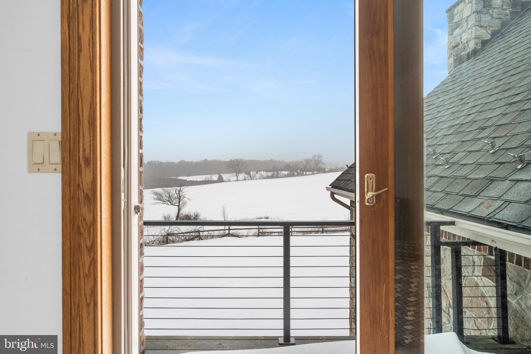216 Merwinsburg Road Effort, PA 18330 - Photo 35 of 75 Serene winter view from a cozy balcony.
